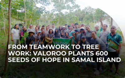 From Teamwork to Tree Work: Valoroo Plants 600 Seeds of Hope in Samal Island