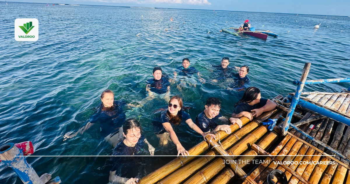 Valoroo's Sustainable Initiative: Immuki Island Sea Grapes Valoroo Philippines team engaged in sea grape (Lato-Lato) farming at Immuki Island, showcasing coastal impact.