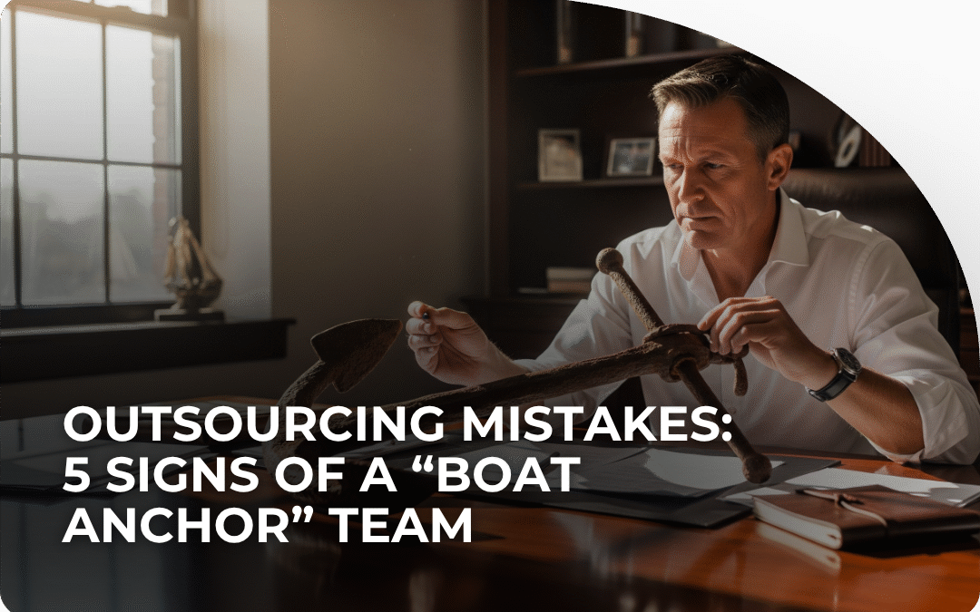Outsourcing Mistakes: 5 Signs of a “Boat Anchor” Team