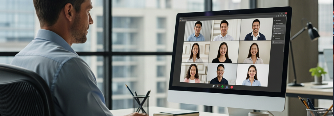 Icons representing a business scaling from startup to enterprise with smart staff solutions.